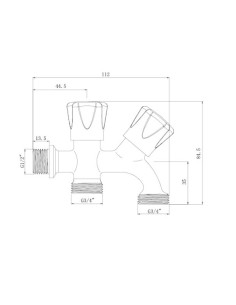Grifo lavadora-lavavajillas Basic 2
