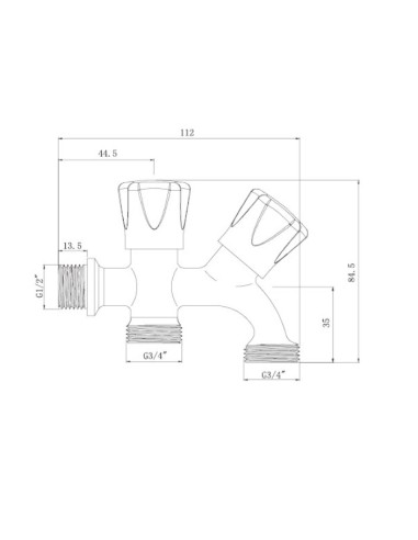 Grifo lavadora-lavavajillas Basic-Grifería-Eurodrill S.L.