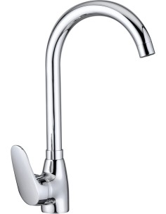 Monomando fregadero repisa C/A curvo Grove