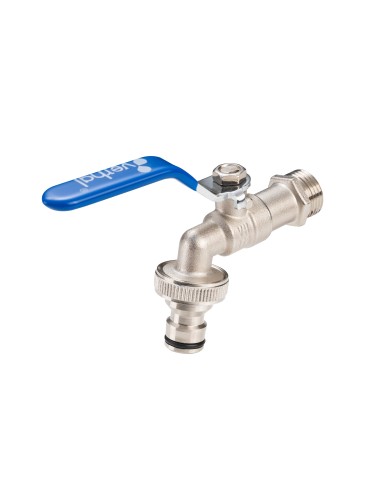 Grifo jardín Eco racor rápido 1/2" x 3/4"-Fontanería-Eurodrill S.L.