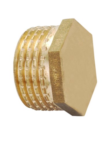 Tapón macho latón 3/4"-Fontanería-Eurodrill S.L.