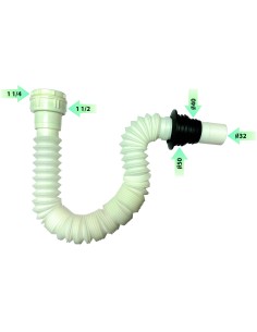 Sifón flexible Multi