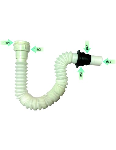 Sifón flexible Multi-Fontanería-Eurodrill S.L.