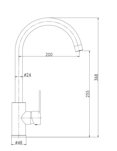 Grifo de fregadero Miño Cromado-Grifería-Eurodrill S.L.