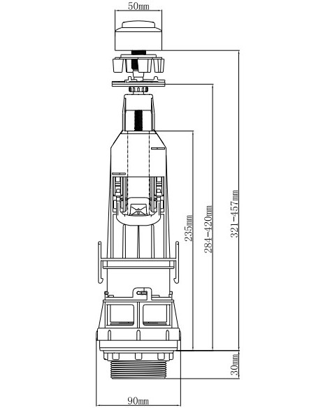 Descargador universal Sar triple base (bolsa)