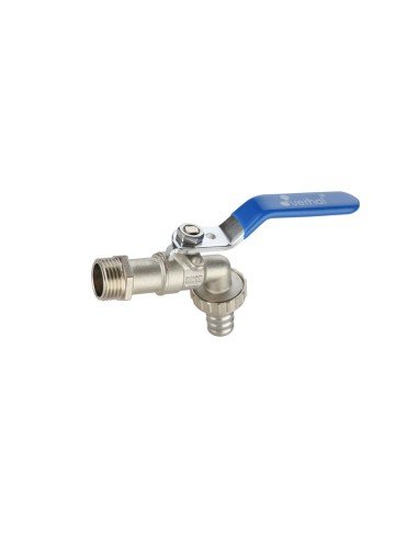 Grifo de jardín Eco racor manguera 1/2" x 3/4" precintable-Fontanería-Eurodrill S.L.