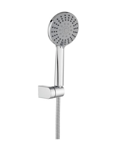 Kit de ducha Saba (mango 5F Saba + flexo 1,70-2,20 + soporte)-Accesorios de baño-Eurodrill S.L.