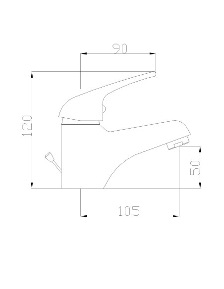 Monomando lavabo Prado 203B
