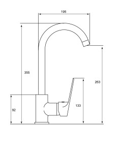 Grifo de fregadero Vionta 2