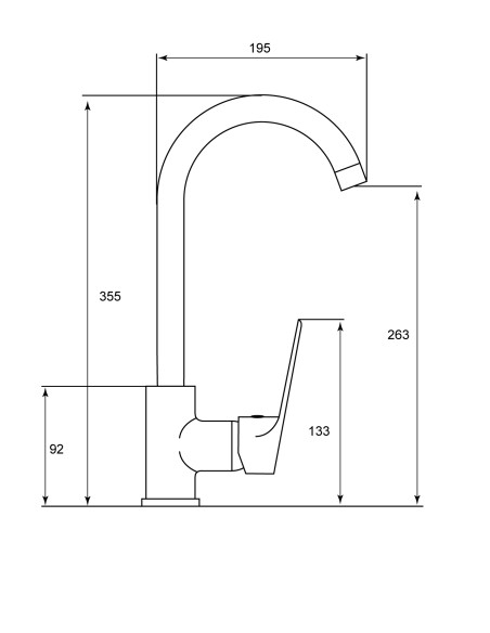 Grifo de fregadero Vionta