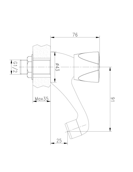 Grifo lavabo 1 agua Trial