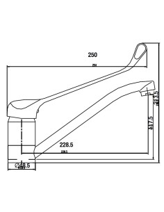 Monomando fregadero gerontológico 2