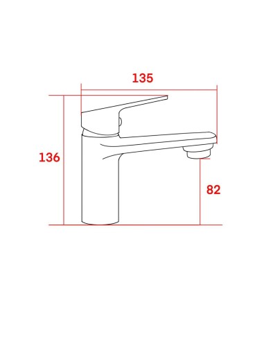 Monomando lavabo Navia-Grifería-Eurodrill S.L.