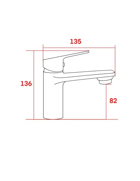 Monomando lavabo Navia