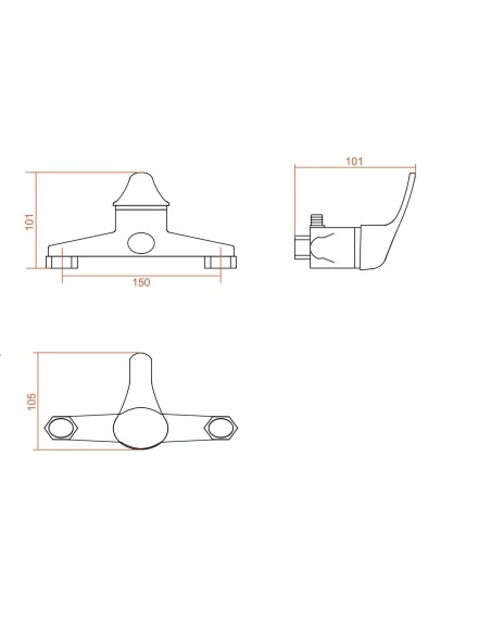 Monomando ducha Navia