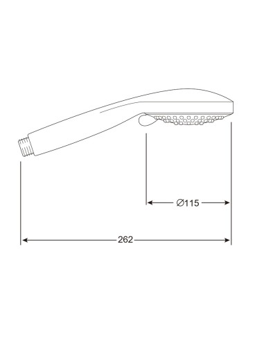Mango de ducha 5 funciones Saba-Accesorios de baño-Eurodrill S.L.
