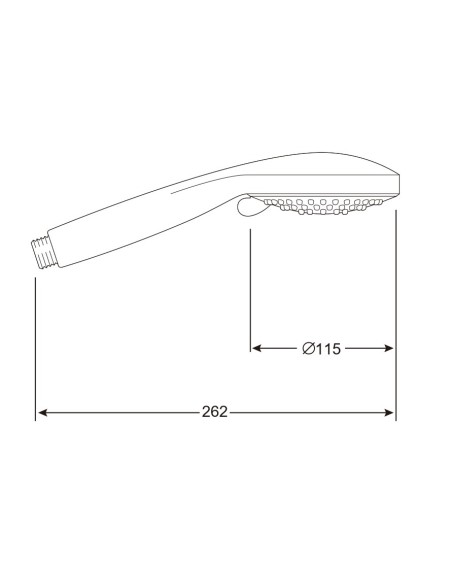 Mango de ducha 5 funciones Saba