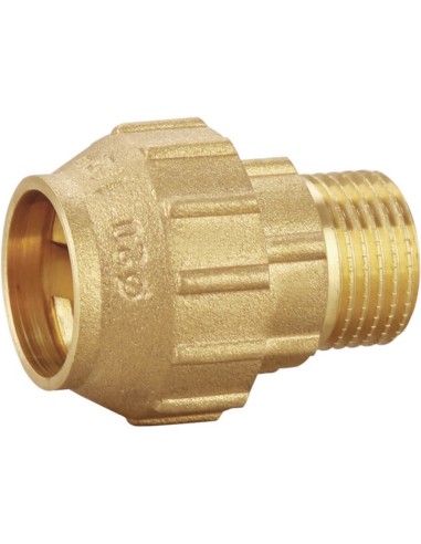 Racor rosca macho latón PE 63 - 2"-Fontanería-Eurodrill S.L.