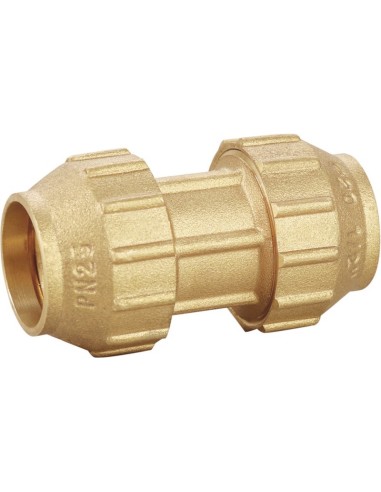 Enlace recto latón PE 32-Fontanería-Eurodrill S.L.