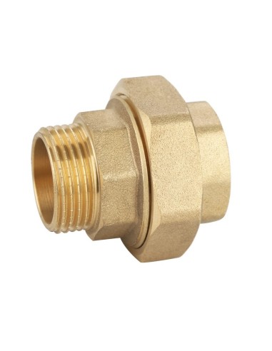 Racor cónico latón M-H 1 1/4"-Fontanería-Eurodrill S.L.