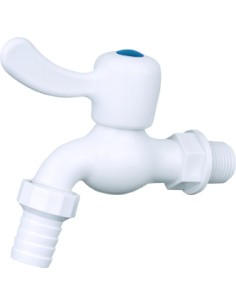 Grifo jardín PVC 1/2" x 1/2" palanca