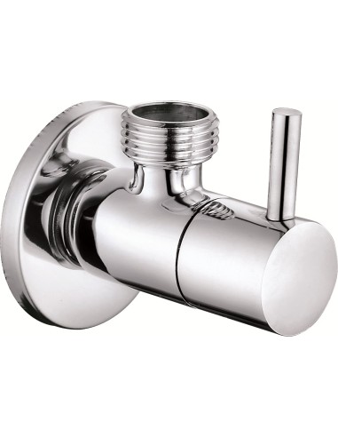 Válvula de escuadra redonda Zas 1/2"-3/8"-Fontanería-Eurodrill S.L.