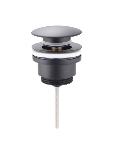 Válvula clic-clac negra grande con tornillo-Fontanería-Eurodrill S.L.